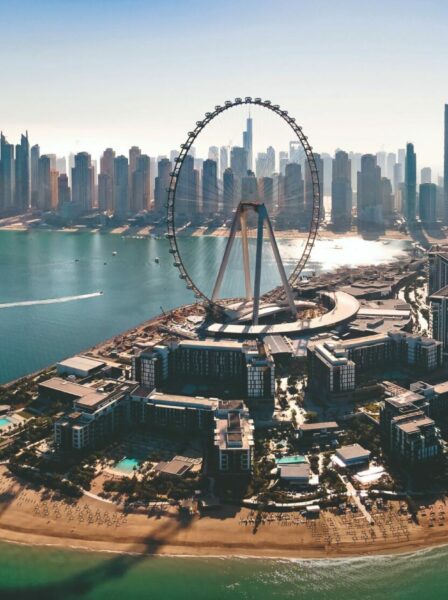 Das Ain Dubai auf Bluewaters Island ist das höchste und größte Riesenrad der Welt.